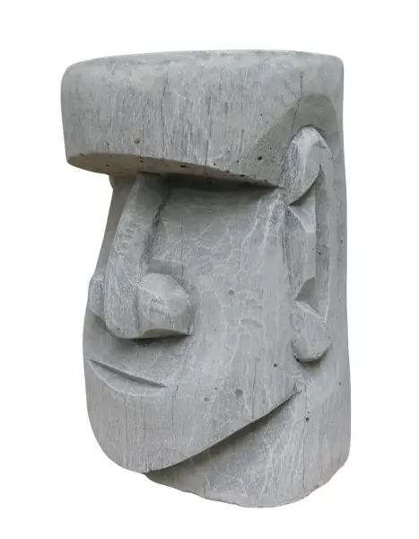 Product image 4 of the product “Kaula - Tiki - Rapa Nui, 32cm H | cast stone ”